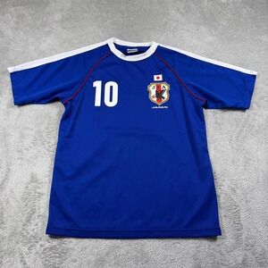 Japan National Football Team Jersey Boys Youth XL Blue #10 Soccer JFA 2009